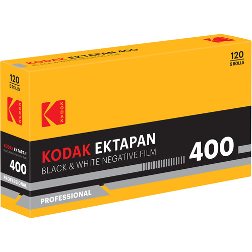 Kodak Ektapan 400 Black and White 120 5 pack